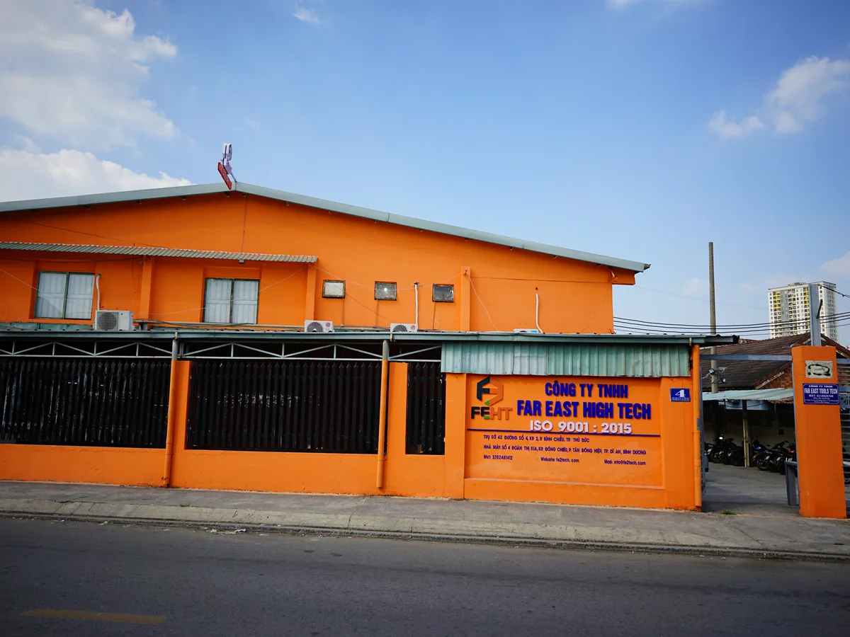 Street view of the Far East High Tech factory building